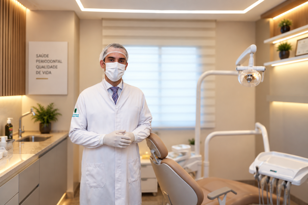 Atendimento periodontal e avaliação da saúde da gengiva